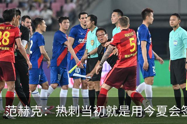 范赫克：热刺当初就是用今夏会签大牌球员说服我加盟的